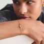 THOMAS SABO Together 18ct Yellow Gold Plated Cubic Zirconia Interlinked Bracelet A2239-M01-14