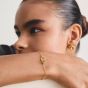 THOMAS SABO Together 18ct Yellow Gold Plated Cubic Zirconia Interlinked Bracelet A2239-M01-14