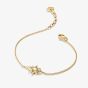 THOMAS SABO 18ct Yellow Gold Plated Cubic Zirconia Star Bracelet A2246-M01-14