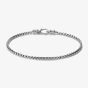 THOMAS SABO Rebel Steel 2.7mm Box Chain Bracelet A2249-S01-53