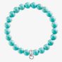 THOMAS SABO Turquoise Beaded Bracelet X0213-404-17