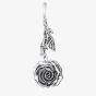 THOMAS SABO Midnight Rose Upside Down Rose & Leaf Pendant PE981-637-21
