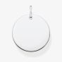 THOMAS SABO Silver Plain Disc Pendant PE927-001-21