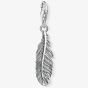 THOMAS SABO Silver Oxidised Feather Charm 1559-637-21