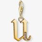 THOMAS SABO Gold Plated Cubic Zirconia U Charm 1627-414-39