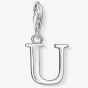THOMAS SABO Silver Letter U Charm 0195-001-12