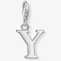 THOMAS SABO Silver Letter Y Charm 0199-001-12