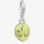 THOMAS SABO Green Cubic Zirconia Yellow Alien Charm 2053-041-4