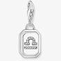 THOMAS SABO Silver Octagonal Cubic Zirconia Libra Charm 2141-643-21