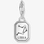 THOMAS SABO Silver Octagonal Cubic Zirconia Libra Charm 2141-643-21
