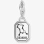 THOMAS SABO Silver Octagonal Cubic Zirconia Gemini Charm 2145-643-21