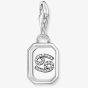 THOMAS SABO Silver Octagonal Cubic Zirconia Cancer Charm 2146-643-21