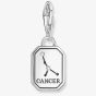 THOMAS SABO Silver Octagonal Cubic Zirconia Cancer Charm 2146-643-21