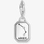 THOMAS SABO Silver Octagonal Cubic Zirconia Aries Charm 2147-643-21