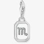 THOMAS SABO Silver Octagonal Cubic Zirconia Scorpio Charm 2148-643-21