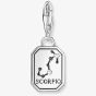 THOMAS SABO Silver Octagonal Cubic Zirconia Scorpio Charm 2148-643-21