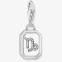 THOMAS SABO Silver Octagonal Cubic Zirconia Capricorn Charm 2152-643-21