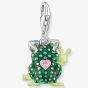THOMAS SABO Frog Enamel Pendant Charm 2215-691-7