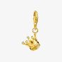 THOMAS SABO 18ct Yellow Gold Plated Crown Pendant Charm 0887-M01-39