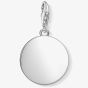 THOMAS SABO Sterling Silver Plain Round Disc Charm 1636-001-21