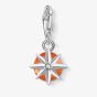 THOMAS SABO Silver Orange January Birthstone Charm 1793-625-10