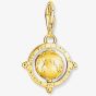 THOMAS SABO 18ct Gold Plated & Multi-Stone Globe Charm 1923-488-7