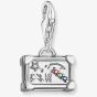 THOMAS SABO Silver & Multi-Stone Vintage Suitcase Charm 1936-318-7