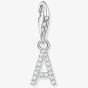 THOMAS SABO Silver Cubic Zirconia Letter A Charm 1938-051-14