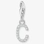 THOMAS SABO Silver Cubic Zirconia Letter C Charm 1943-051-14