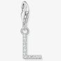 THOMAS SABO Silver Cubic Zirconia Letter L Charm 1940-051-14
