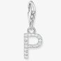 THOMAS SABO Silver Cubic Zirconia Letter P Charm 1953-051-14