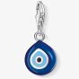 THOMAS SABO Silver Blue Enamel Turkish Eye Charm 0829-007-1