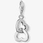 THOMAS SABO Silver Cubic Zirconia Double Heart Charm 0863-051-14