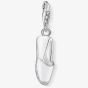 THOMAS SABO Silver White Enamel Espadrille Charm 1351-007-14