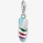 THOMAS SABO Silver Multi Coloured Enamel Espadrille Charm 1353-007-7