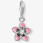 THOMAS SABO Silver Pink Flower Charm 1354-041-9