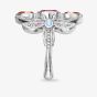 THOMAS SABO Sterling Silver Multi-Stone Dragonfly Ring TR2228-340-7