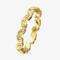 THOMAS SABO Gold Plated Diamond Leaves Ring D_TR0024-924-39
