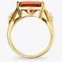 THOMAS SABO Gold Plated Magic Stones Orange Star Cocktail Ring TR2261-971-8