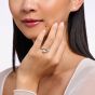 THOMAS SABO Silver Shooting Star White Enamel Ring TR2443-041-14