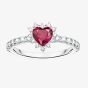 THOMAS SABO Romance Silver Ruby Cubic Zirconia Heart Ring TR2484-013-10