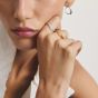 THOMAS SABO Fluid Elegance 18ct Yellow Gold Plated Wave Ring TR2544-M01-39