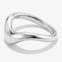 THOMAS SABO Fluid Elegance Sterling Silver Wave Ring TR2544-001-21