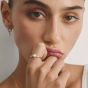 THOMAS SABO Classics 18ct Gold Plated Freshwater Pearl Ring TR2370-M01-14
