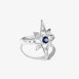 THOMAS SABO Sterling Silver & Blue Crystal Star Ring TR2550-166-1