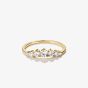 THOMAS SABO 18ct Yellow Gold Plated Cubic Zirconia Five Stone Ring TR2551-M01-14
