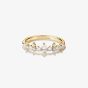 THOMAS SABO 18ct Yellow Gold Plated Cubic Zirconia Tiara Ring TR2552-M01-14