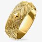 THOMAS SABO Glam And Soul Gold Plated Africa Ornaments Ring TR2127-413-39