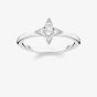THOMAS SABO Sterling Silver Magic Stars Cubic Zirconia Star Ring TR2268-051-14