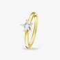 THOMAS SABO Gold Plated Magic Stars Cubic Zirconia Sparkling Star Ring TR2270-414-14